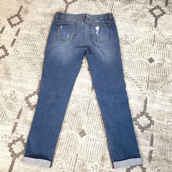 ENJEAN Distressed cuffed Jeans size 13 - Picture 7 of 7